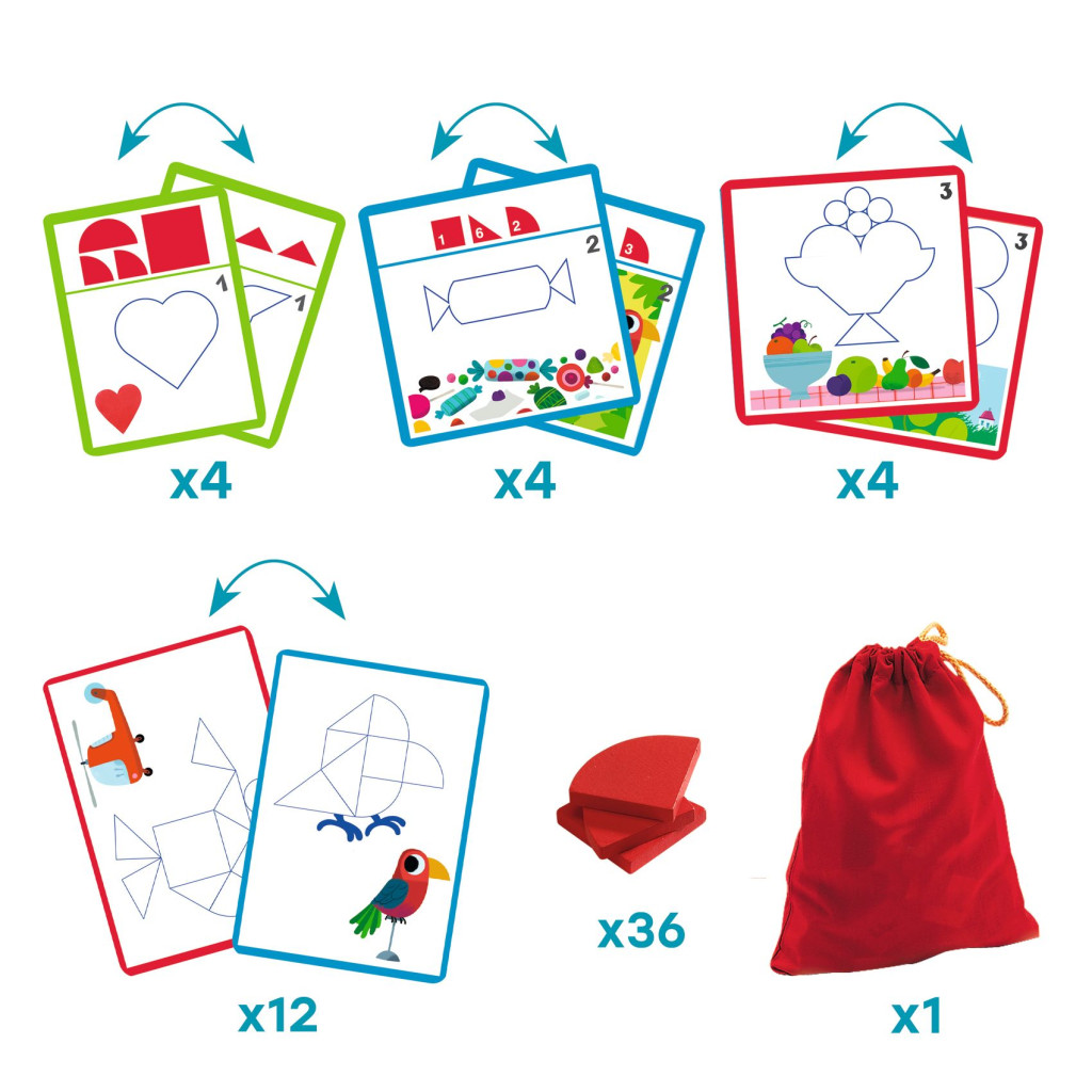 Fejlesztő játék - Alakzatok és formák - Eduludo Shapes – alternatív kép 3