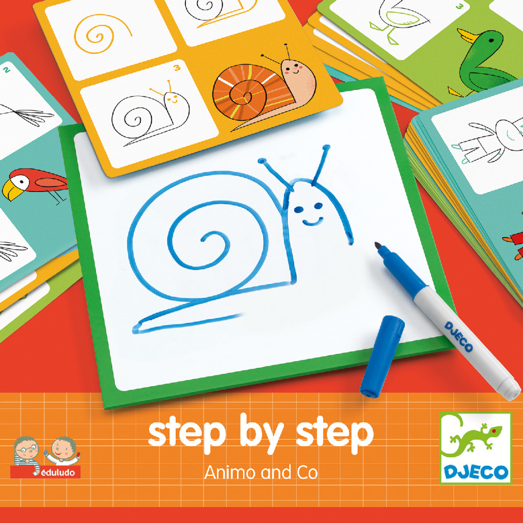 Rajzolás lépésről lépésre - Állatok - Step by step Animals and Co – alternatív kép 1
