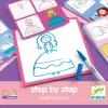 Djeco Rajzolás lépésről lépésre - Hercegnő - Step by step Joséphine and Co, 3–5 év, Többszínű