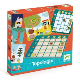 Djeco Fejlesztő játék - Viszonyító - Eduludo Topologix, 3–5 év, Többszínű