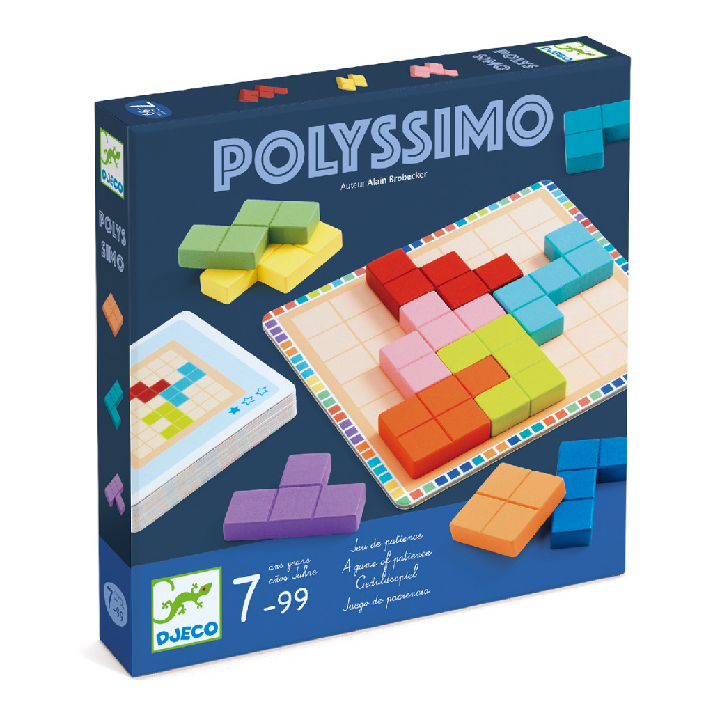 Logikai játék - Tetris négyzetkirakó - Polyssimo – fő nézet