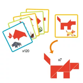 Logikai játék - Tangram