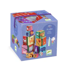   Toronyépítő kocka - Természet és állatok - 10 nature & animal blocks