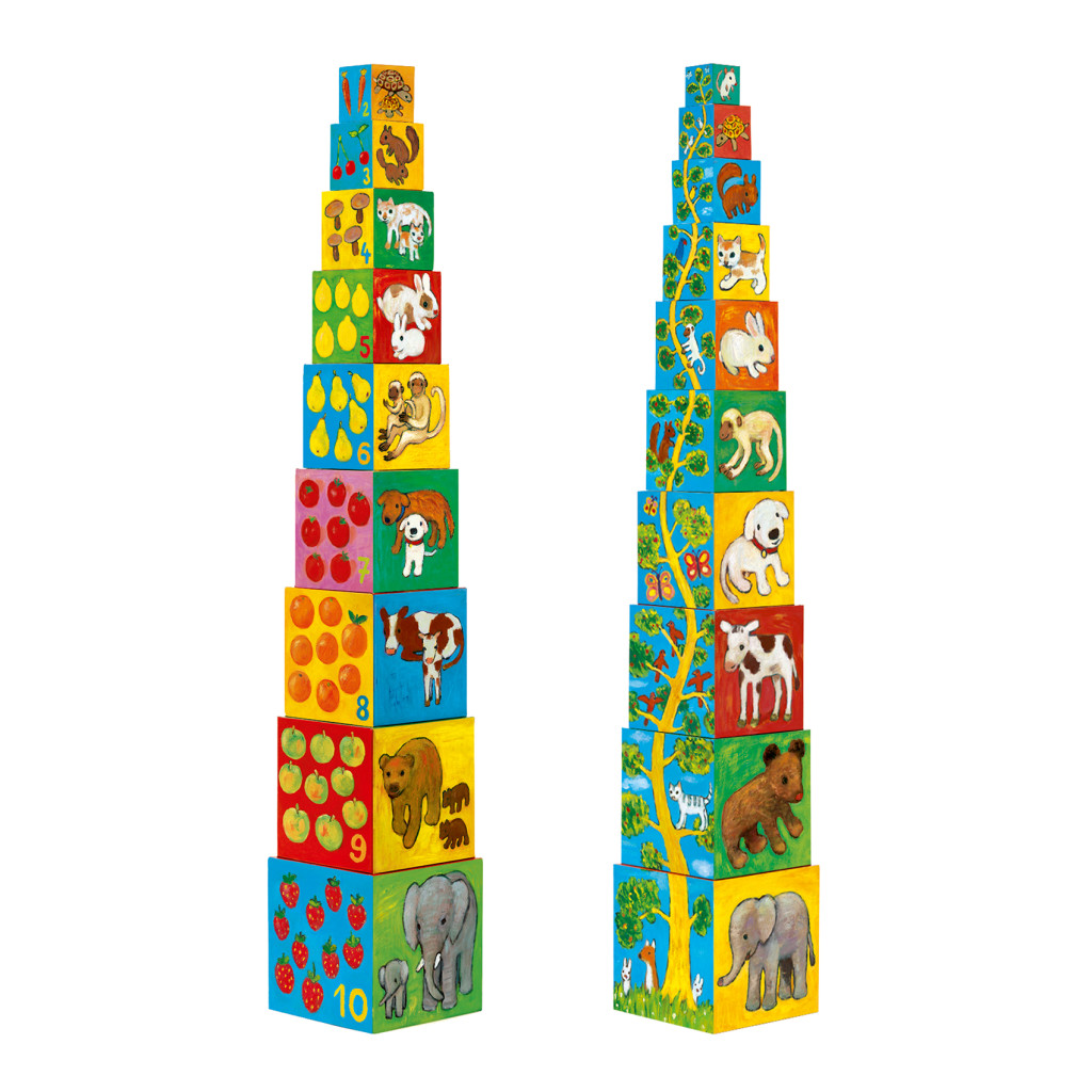 Toronyépítő kocka - Barátok - 10 my friends blocks – alternatív kép 2