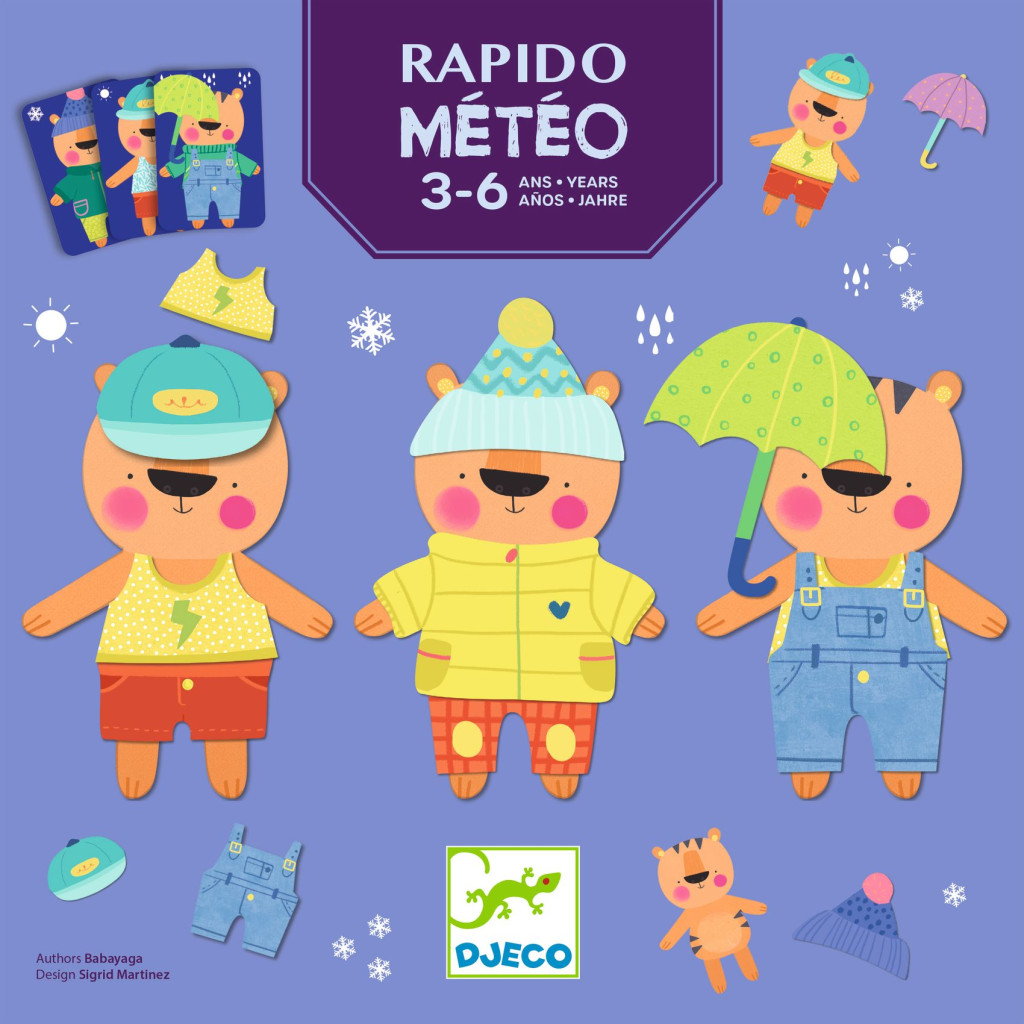 Társasjáték - Öltözz Teó!  - Rapido Meteo – alternatív kép 2