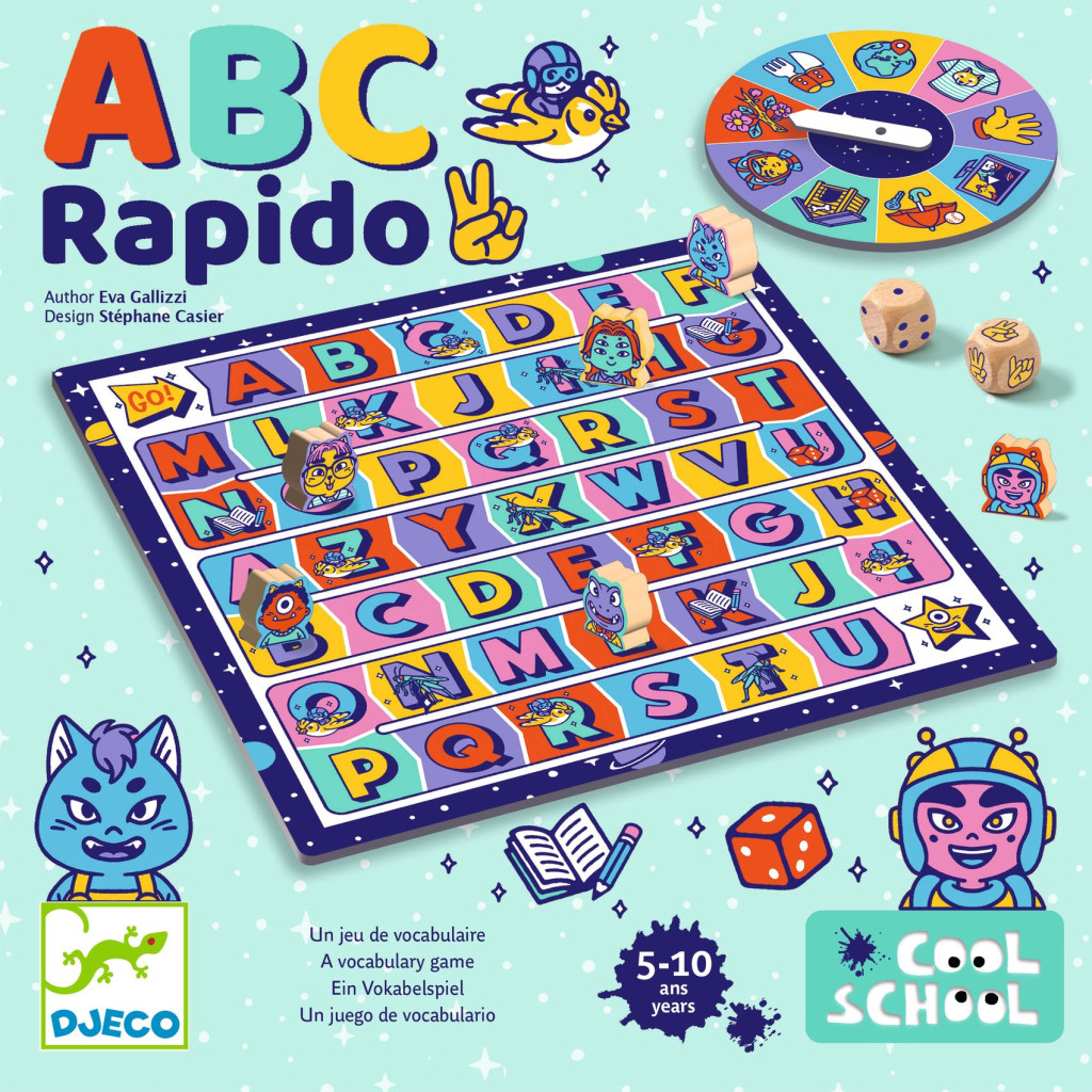 Társasjáték - Szókincs bajnokság - ABC Rapido – alternatív kép 1