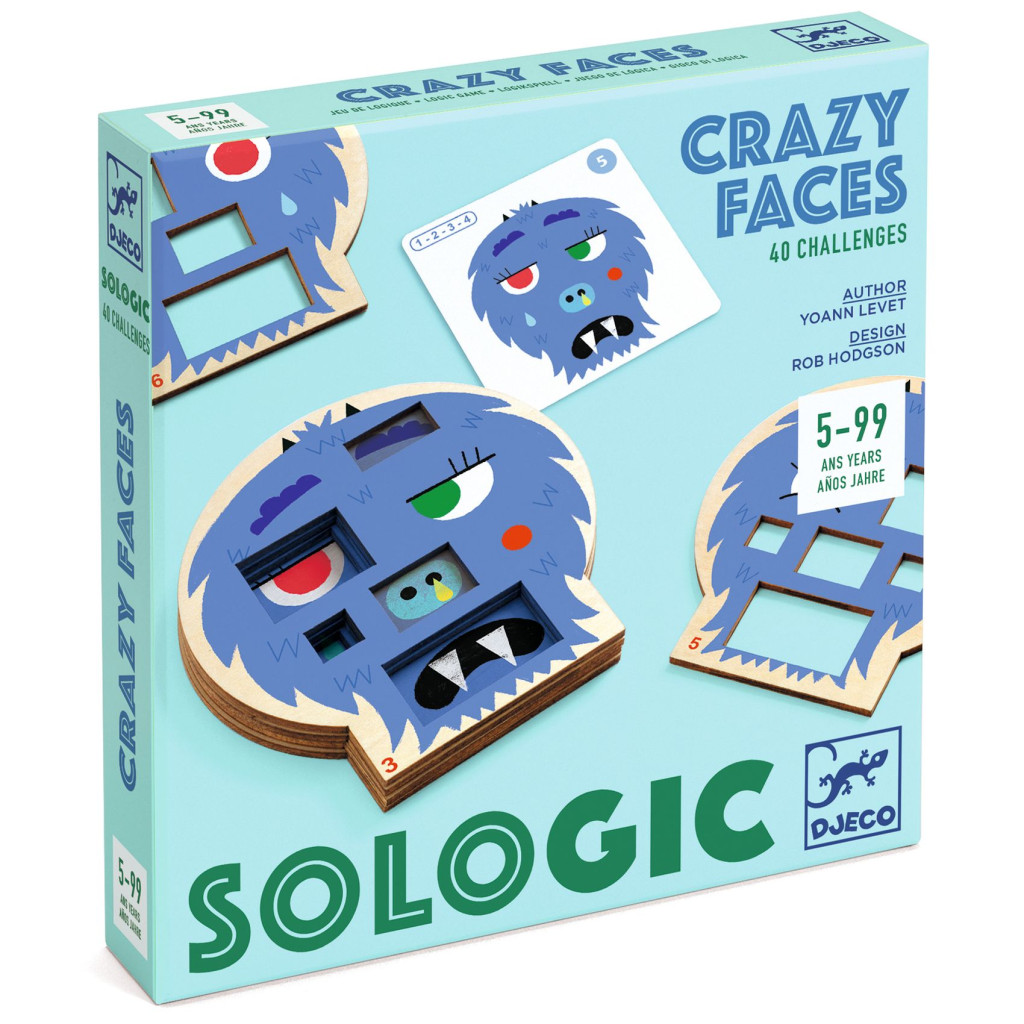 Logikai játék - Szörnyűlködés - Crazy faces – fő nézet