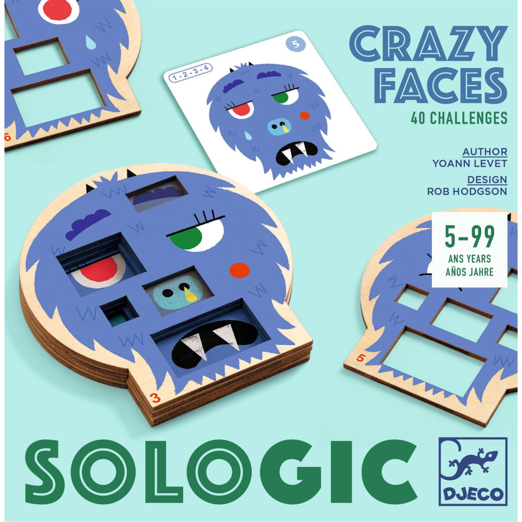 Logikai játék - Szörnyűlködés - Crazy faces – alternatív kép 1