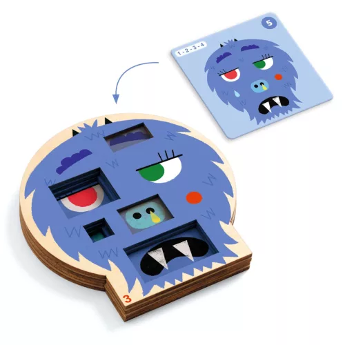Logikai játék - Szörnyűlködés - Crazy faces