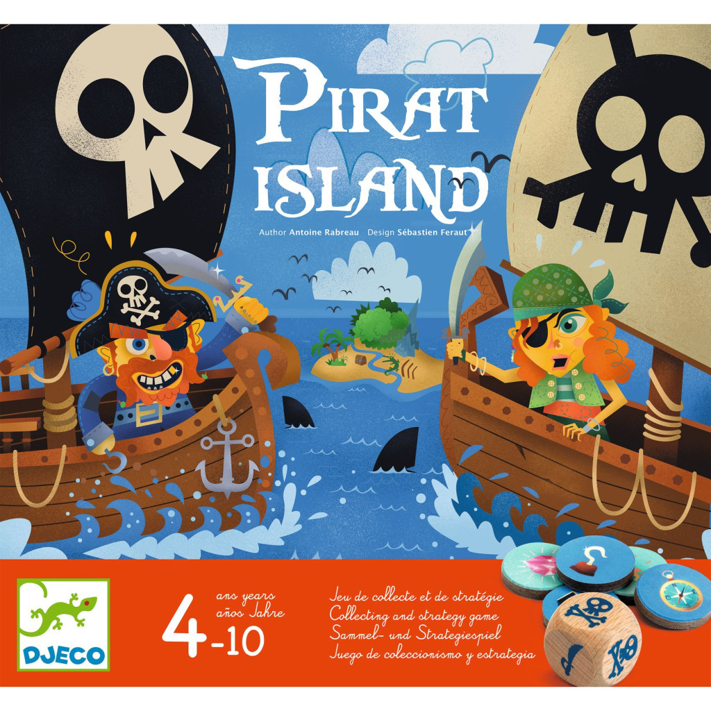 Társasjáték - Kalózok hajója - Pirat Island – alternatív kép 1