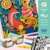 Djeco Festés és színezés filctollal - Fantázia kerekerdő 3D - Fantasy forest 3D, 3–5 év, Többszínű