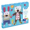 Djeco Kollázs műhely - Kicsiknek - Collages for little ones, 3–5 év, Többszínű