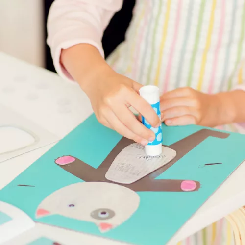Djeco Kollázs műhely - Kicsiknek - Collages for little ones, 3–5 év, Többszínű