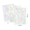 Djeco Művészeti műhely - Madaras színezők mappa - Birds, 3–5 év, Többszínű