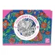 Djeco Művészeti műhely - Virágzás színezők mappa - Blooms, 3–5 év, Többszínű