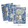 Djeco Művészeti műhely - Virágzás színezők mappa - Blooms, 3–5 év, Többszínű