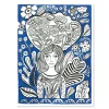 Djeco Művészeti műhely - Virágzás színezők mappa - Blooms, 3–5 év, Többszínű
