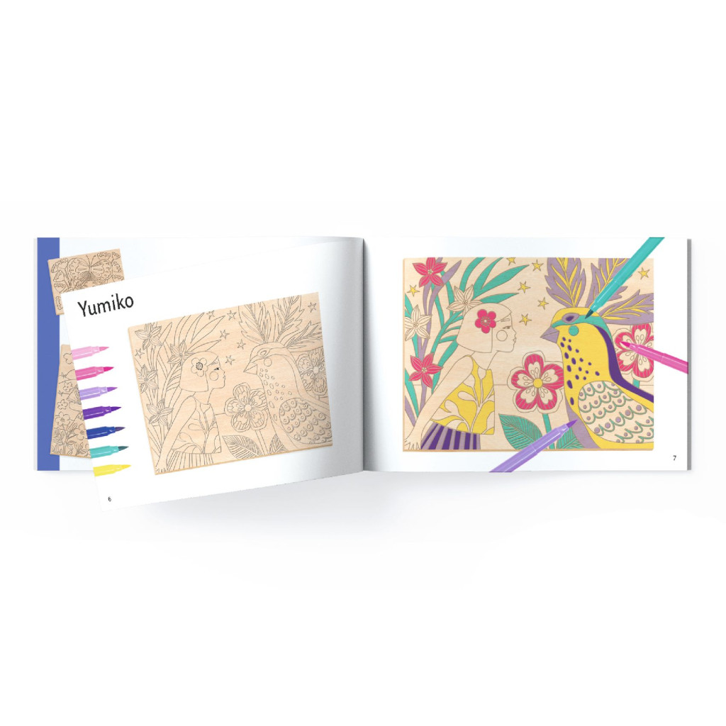 Művészeti műhely - Színező lánykák - Sweet girls – alternatív kép 3