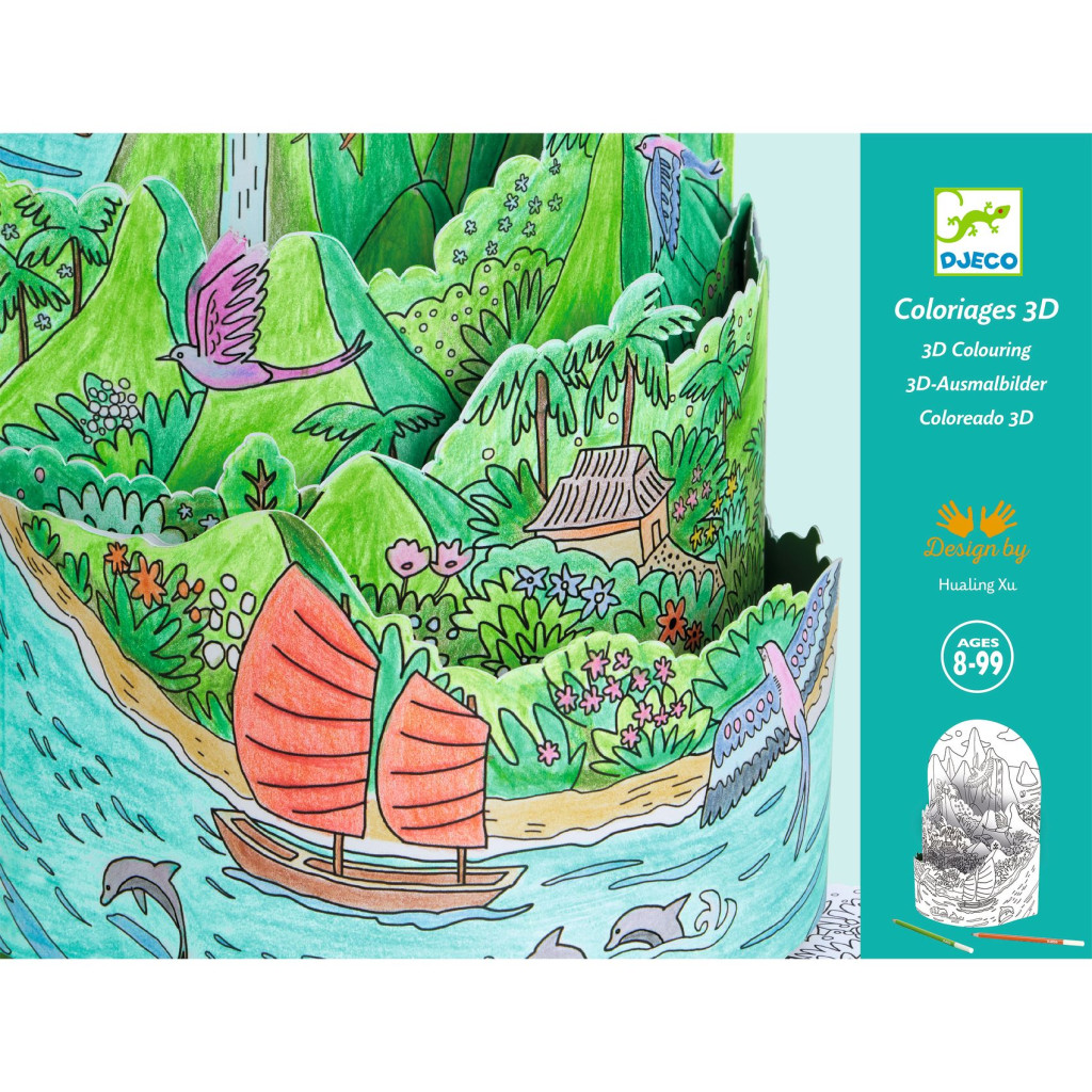 Dioráma színező - A szigetem tetején - On top… of my island – fő nézet