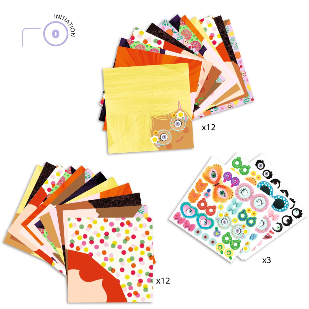 Origami - Kedves arcok - Pretty faces – alternatív kép 1