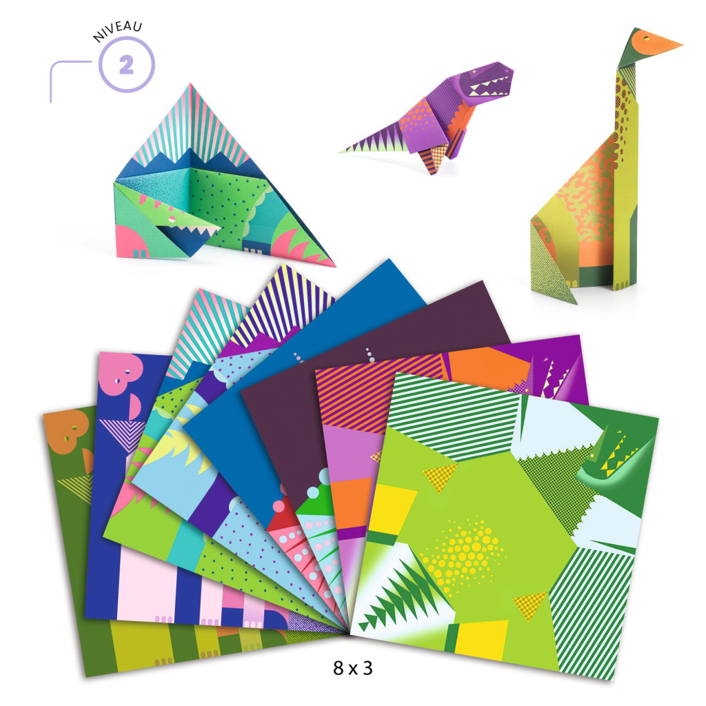 Origami - Dinoszauruszok - Dinosaurs – alternatív kép 2