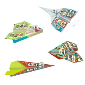 Djeco Origami - Repülők - Origami planes, 3–5 év, Többszínű