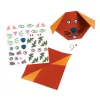 Djeco Origami - Állatok - Origami animals, 3–5 év, Többszínű