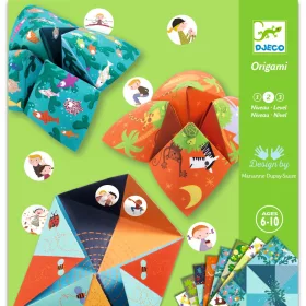 Djeco Origami - Sótartó - Origami bird game, 3–5 év, Többszínű