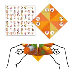 Djeco Origami - Sótartó - Origami bird game, 3–5 év, Többszínű