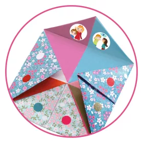 Djeco Origami - Jósló - Fortune tellers, 3–5 év, Többszínű