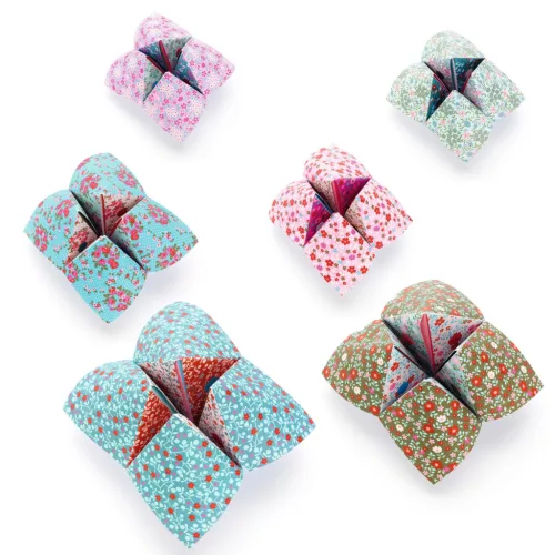 Djeco Origami - Jósló - Fortune tellers, 3–5 év, Többszínű