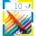 Djeco Ecsetfilc készlet - 10 ragyogó szín - Pop colors, 3–5 év, Többszínű