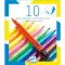 Djeco Ecsetfilc készlet - 10 ragyogó szín - Pop colors, 3–5 év, Többszínű
