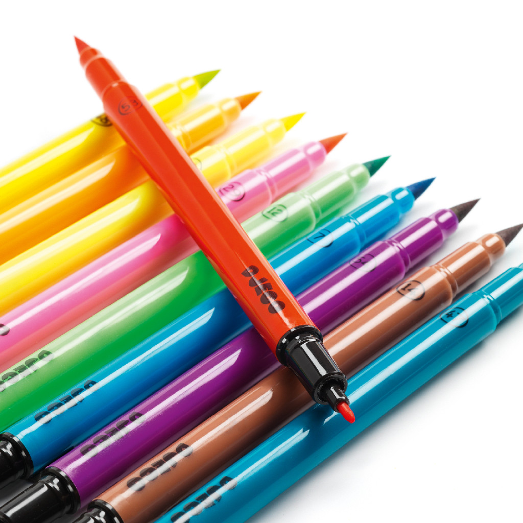 Ecsetfilc készlet - 10 ragyogó szín - Pop colors – alternatív kép 2