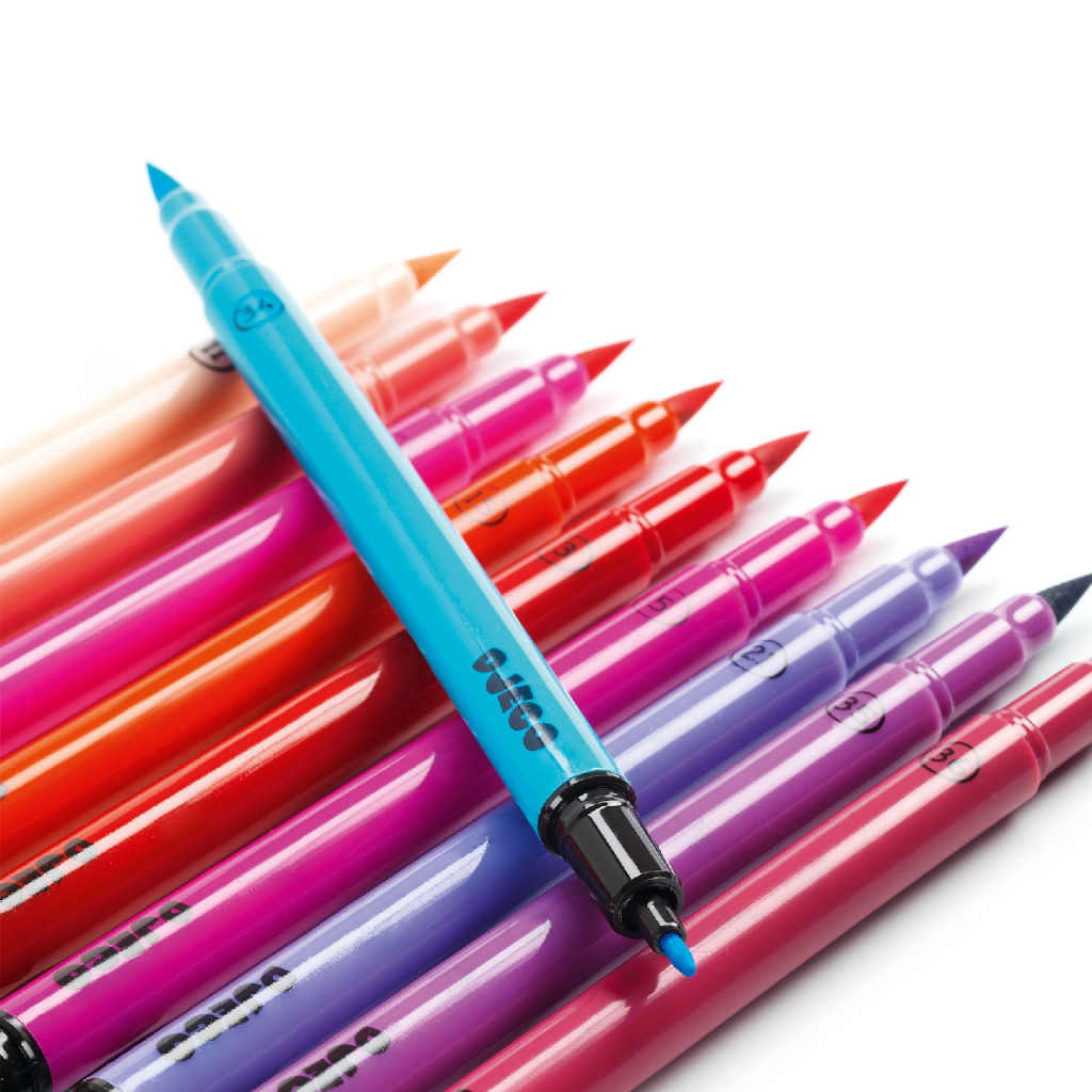 Ecsetfilc készlet - 10 édes szín - Sweet colors – alternatív kép 2