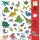 Djeco Matricák - Dinoszauruszok - Dinosaurs, 3–5 év, Többszínű