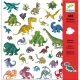 Djeco Matricák - Dinoszauruszok - Dinosaurs, 3–5 év, Többszínű