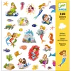 Djeco Matricák - Sellők - Mermaids, 3–5 év, Többszínű
