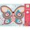Djeco Mozaikkép készítés - Pillangók - Butterflies, 3–5 év, Többszínű