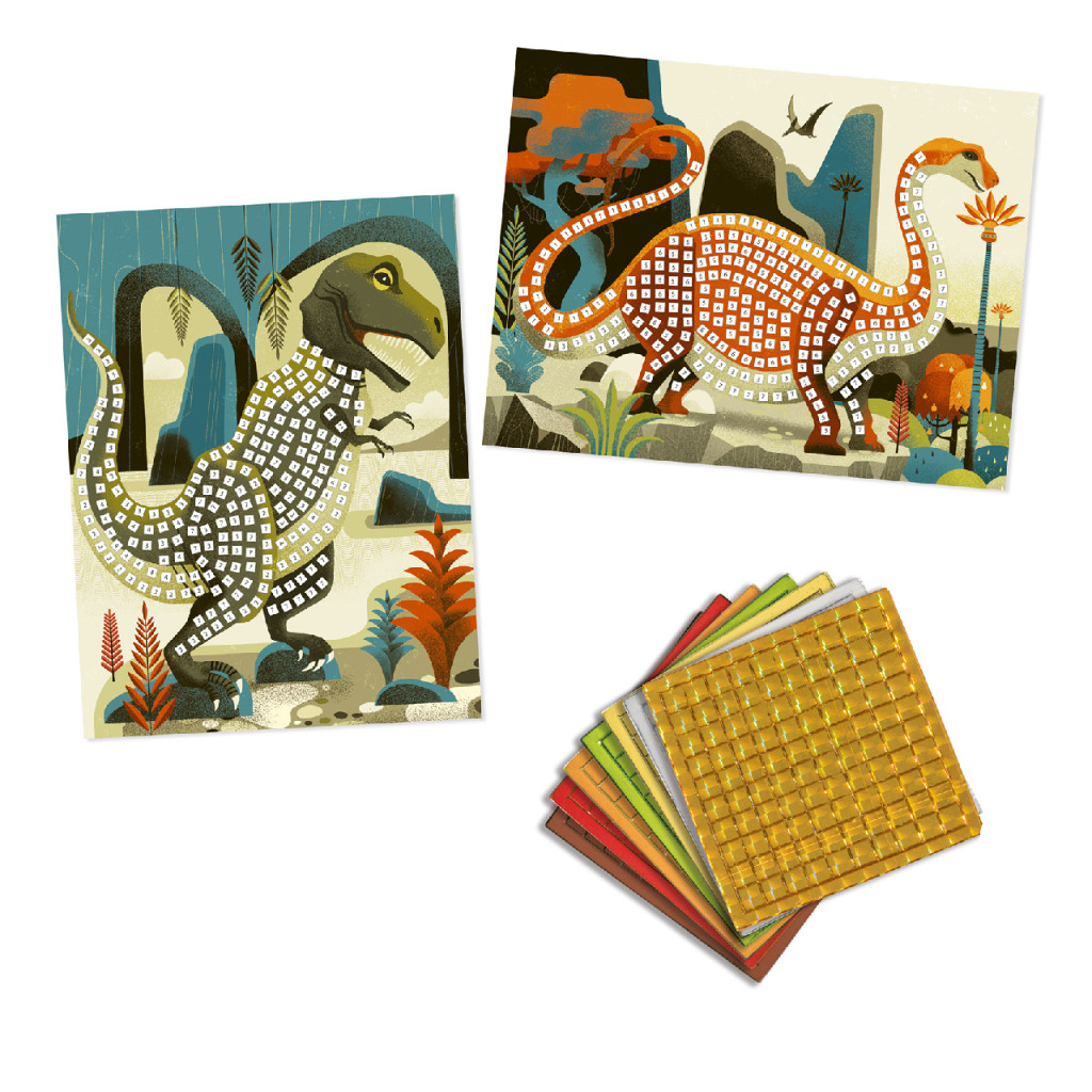 Mozaikkép készítés - Dínók - Dinosaurs – alternatív kép 3