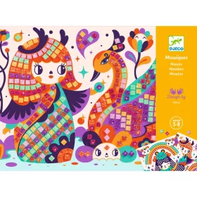 Mozaikkép készítés - Kokeshi babák - Kokeshi