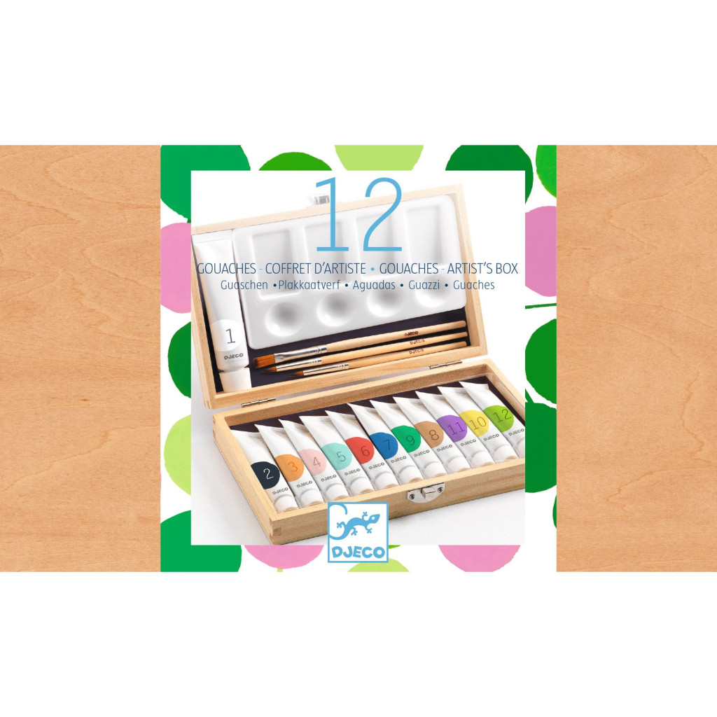 Művészeti műhely - Festő készlet - 12 Gouaches - Artist’s box – alternatív kép 1