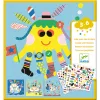 Djeco Matricázó képkészítés - Tengeri lények - Sea creatures, 3–5 év, Többszínű