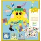 Djeco Matricázó képkészítés - Tengeri lények - Sea creatures, 3–5 év, Többszínű