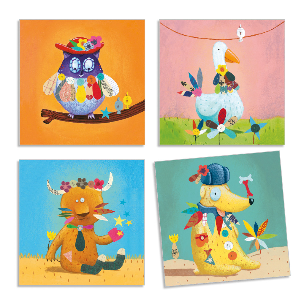 Matricázó képkészítés - Alkoss állatokat! - Create animals – alternatív kép 1
