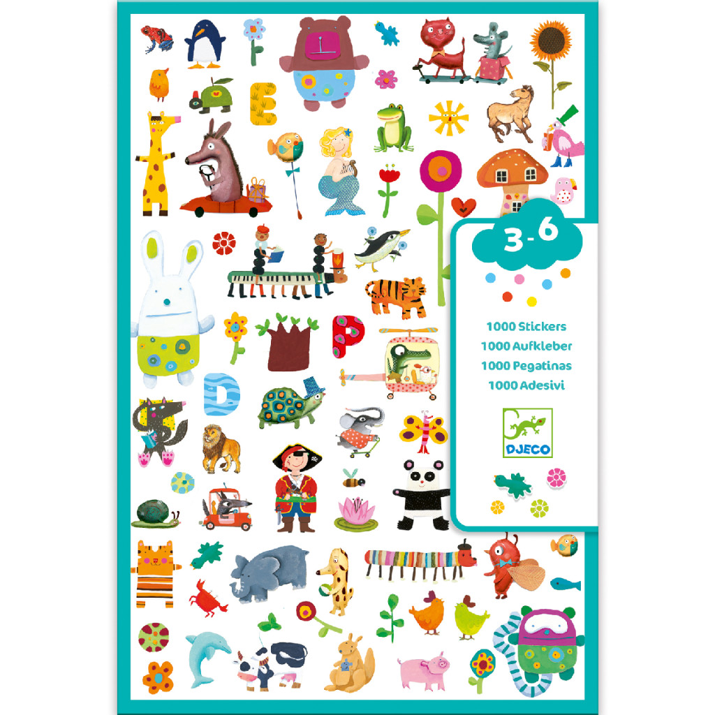 Matricák - 1000 matrica - 1000 stickers for little ones – fő nézet