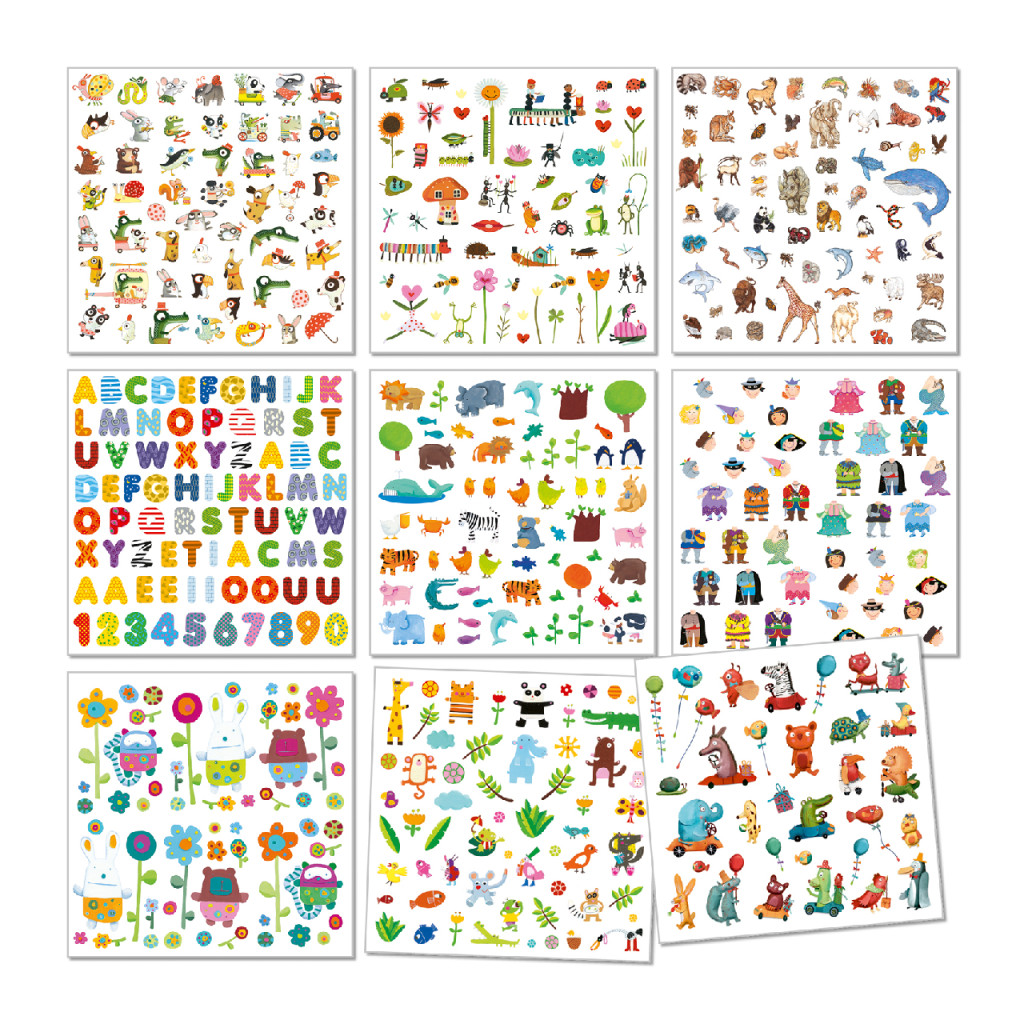 Matricák - 1000 matrica - 1000 stickers for little ones – alternatív kép 2