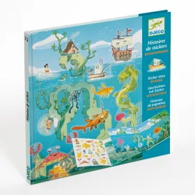 Djeco Matricás meseszövés - Kalandok a tengeren - Adventures at sea, 3–5 év, Többszínű