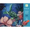 Djeco Művészeti műhely, 3D festés - Mélytengeri csodák - Abysses, 3–5 év, Többszínű