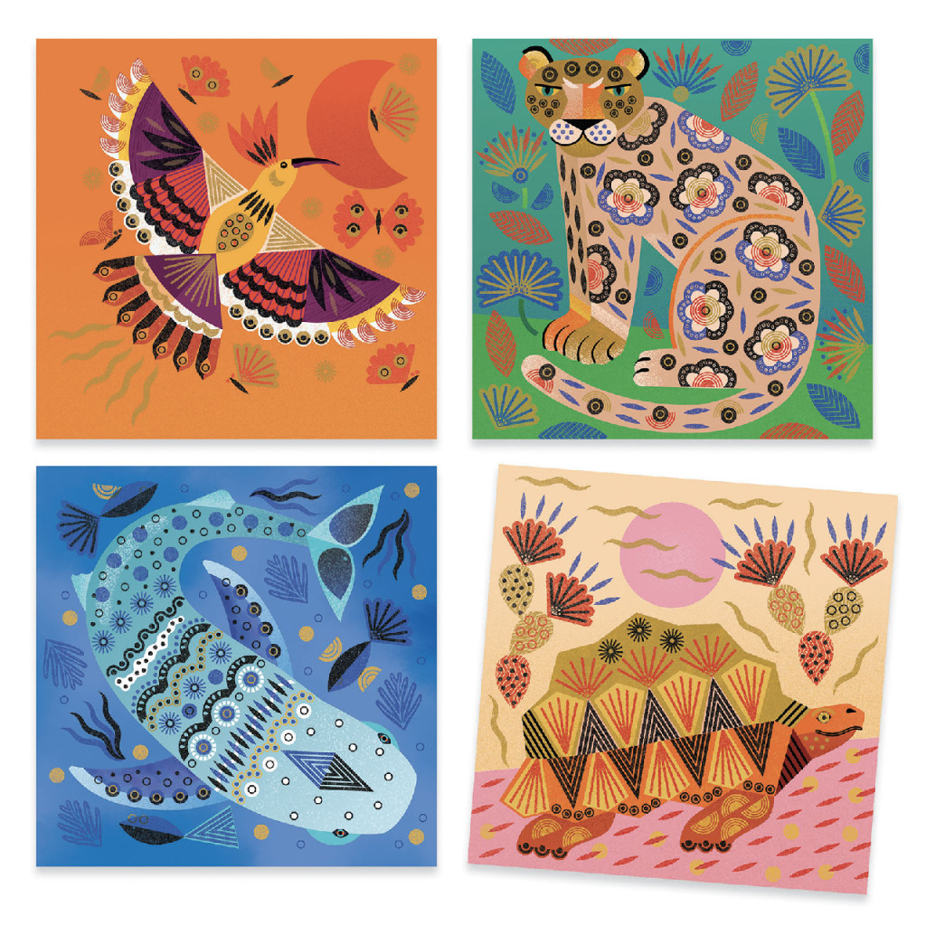 Kreatív nyomdakészlet - Minták és állatok - Patterns and animals – alternatív kép 2